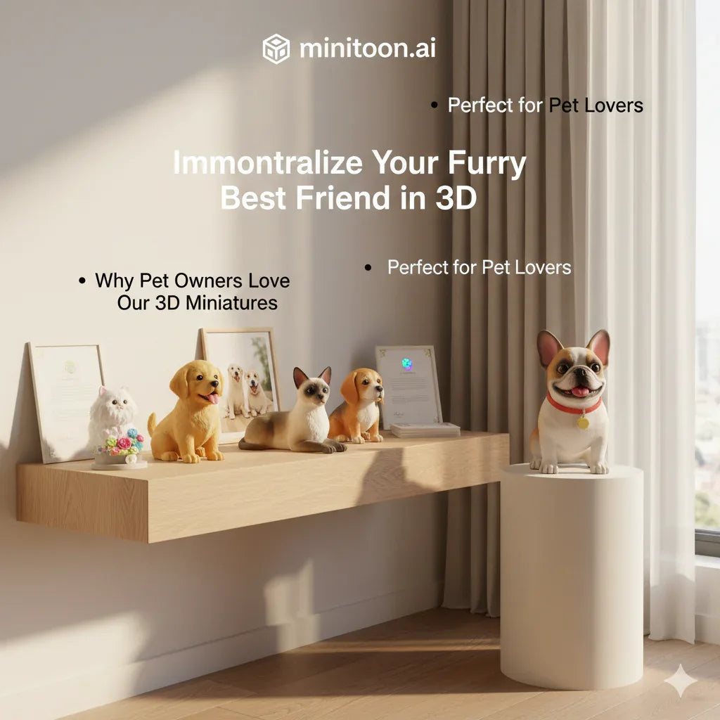 Mini Toon - Small / Medium / Large - Cats & Dogs - MiniToon.ai